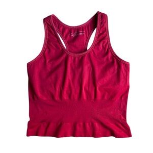 Nike DriFit Seamless Top in Red